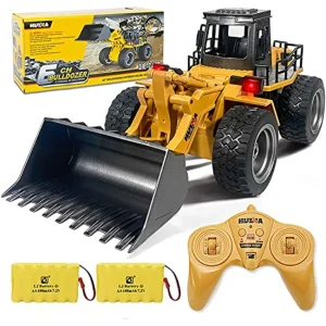 RC Metal Bulldozer Toy Truck 4WD