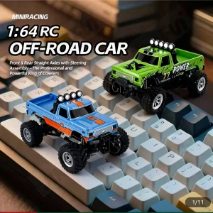 Mini Monster Truck Remote Control Car With Lights，