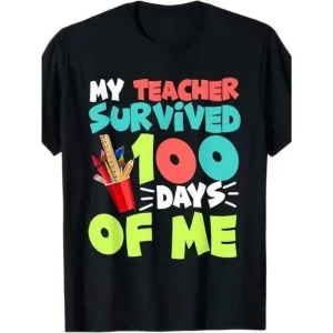 Funny School Kids 100 Days Of School T-Shirt